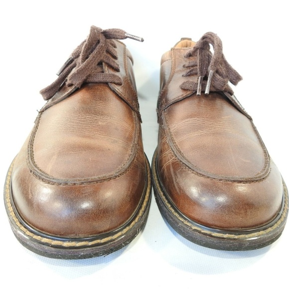 Ecco Size 12 M Brown Leather Casual Mens R4B18 main image 5